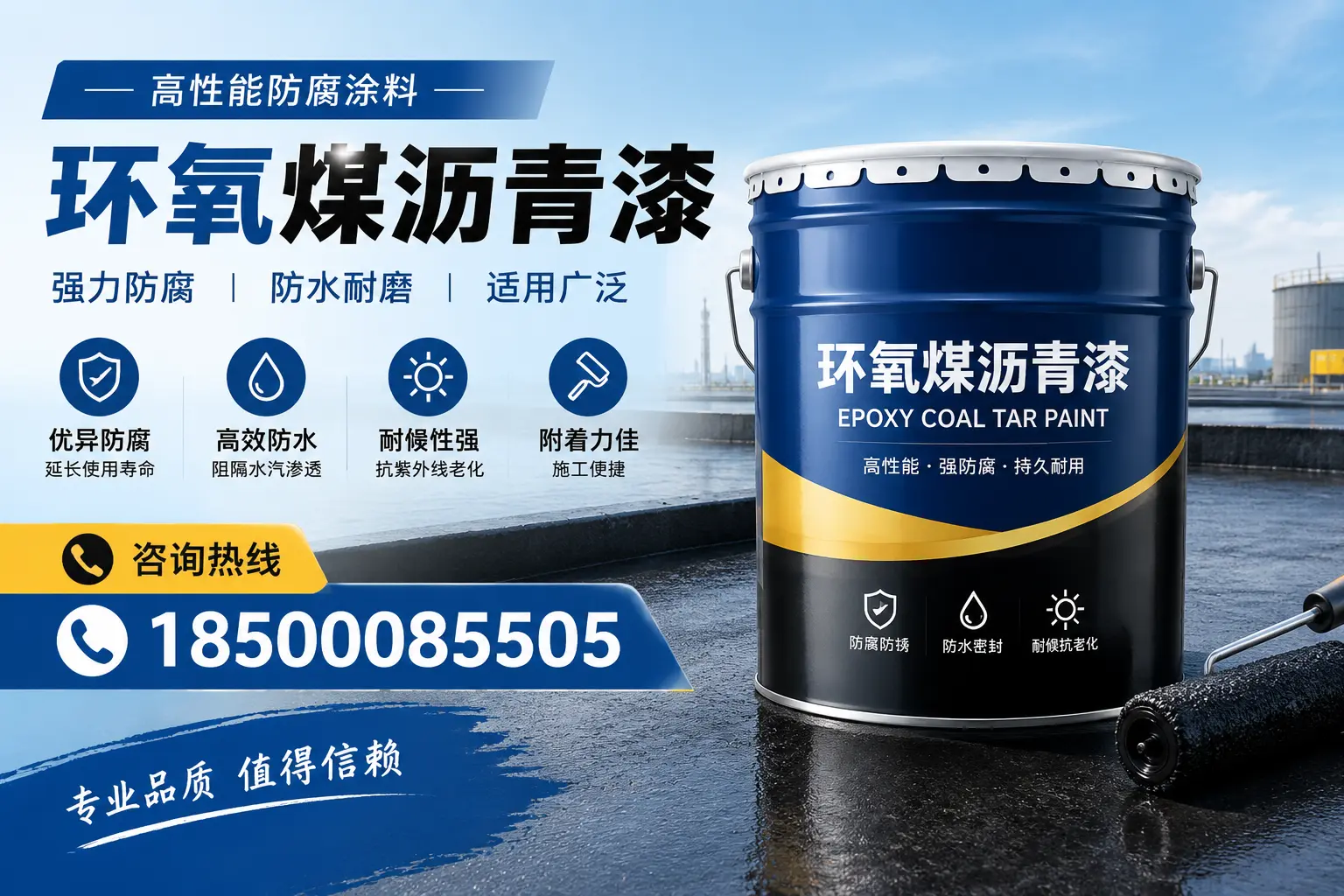 环氧煤沥青漆的主要成分与功能，沈丘用户深度了解