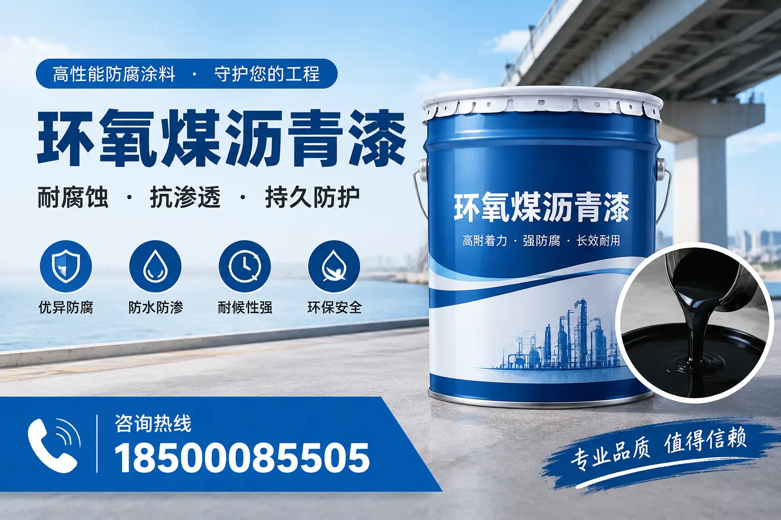 如何确保环氧煤沥青漆施工质量？沈丘用户的质量控制